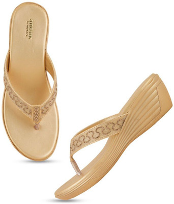 ANOUK Women Heels(Gold , 7)