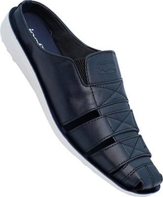 Jogger Men Sandals(Black , 7)