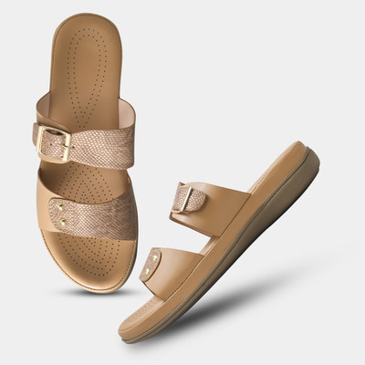PEEK Women Flats(Beige , 3)