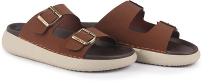 FAUSTO Men Sandals(Tan , 8)