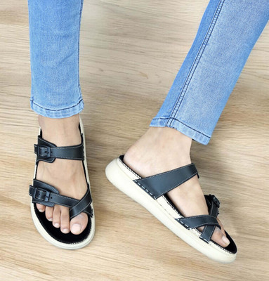 aadi Men Sandals(Black , 10)