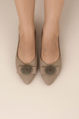 GLEMATOZ Women Bellies(Grey , 5)