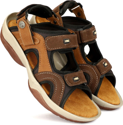 HRW Men Sandals(Tan , 7)
