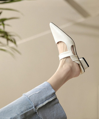 Purplehunt Women Heels(White , 5)