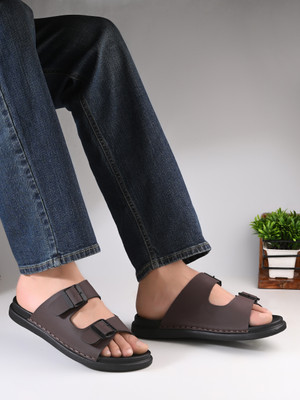 KILLER Men Sandals(Brown , 10)