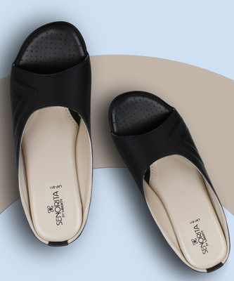 LIBERTY Women Wedges(Black , 4)