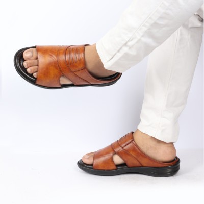 FAUSTO Men Tan Sandals