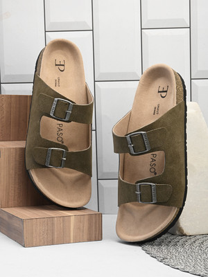 El Paso Men Sandals(Olive , 10)