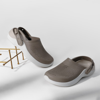 Houfu Men Clogs(Beige , 7)