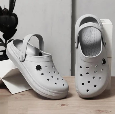 Vintex Men Clogs(Grey , 6)