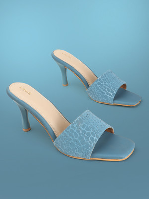 LAVIE Women Heels(Blue , 8)