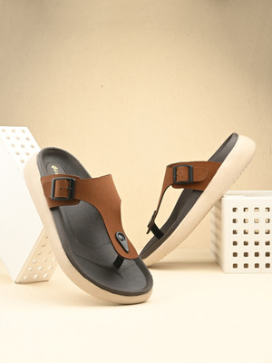 Mast & Harbour Men Sandals(Tan , 6)