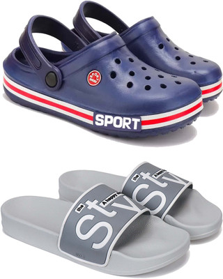 Pennen Men Clogs(Blue , 7)