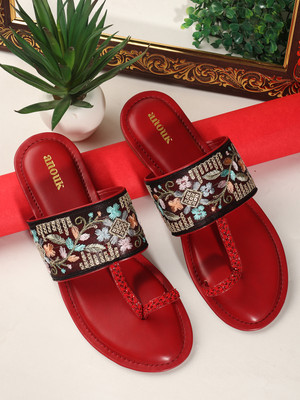 ANOUK Women Flats(Maroon , 4)
