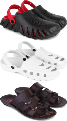 Pennen Men Clogs(Brown , 10)