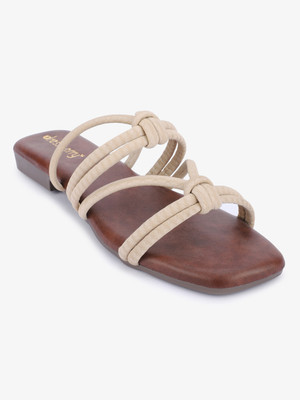 Dressberry Women Flats(Beige , 7)