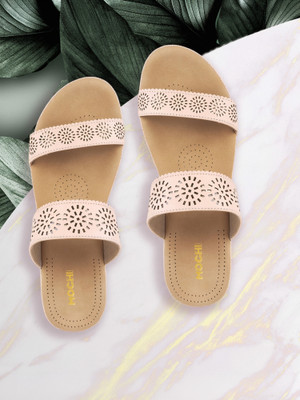MOCHI Women Heels(Beige , 3)