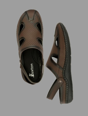 Buxton Men Sandals(Brown , 10)