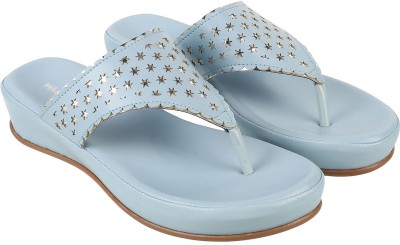 Walkway by Metro Women Flats(Blue , 6)