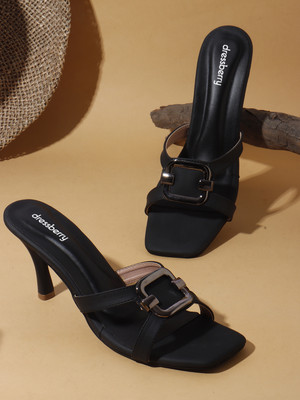 Dressberry Women Heels(Black , 6)