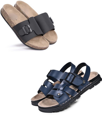Walkivo Men Sandals(Multicolor , 8)