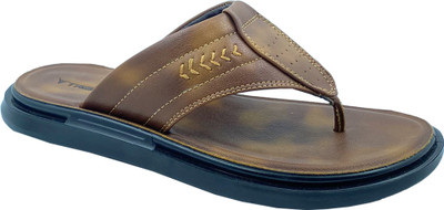 TREKIVA Premium Slippers Trendy Comfortable Flexible & Durable, Anti-Skid| TPG-3020 Men Casual(Tan , 6)