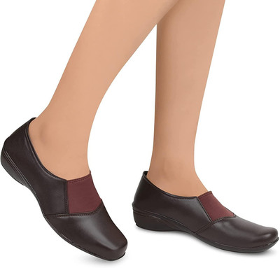 KOMOPT Women Bellies(Brown , 5)