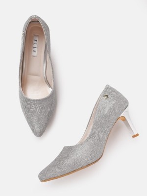 Elle Women Wedges(Silver , 7)