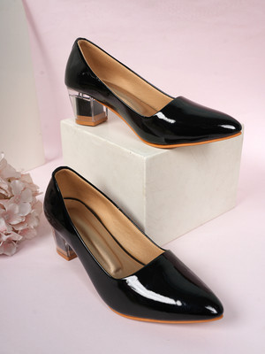 Walkfree Women Heels(Black , 4)