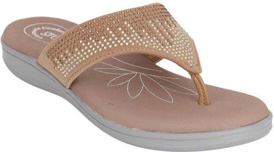 GRETA Women Flats(Beige , 6)