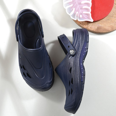 Birde Stylish Comfortable Lightweight Regular Wear Women Navy Clogs Women Clogs(Navy , 5)