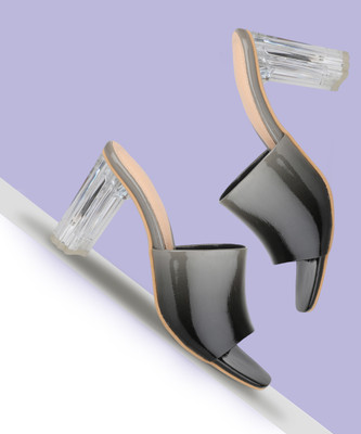 Inc.5 Women Heels(Black , 4)