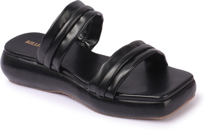 KILLER PT-S-01 Lightweight Comfort Summer Trendy Premium Stylish Party disigin Women Heels(Black , 9)