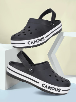 CAMPUS Men Clogs(Black , 7)
