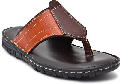 MKS Men Sandals(Tan, Black , 10)