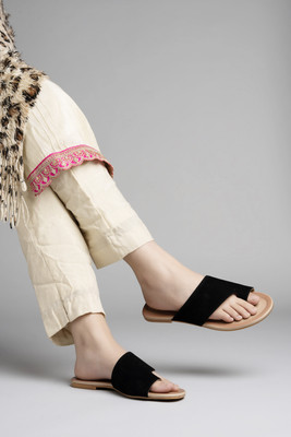 Dressberry Women Flats(Black , 6)