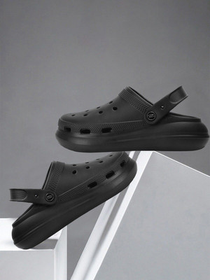 Roadster Women Clogs(Black , 6)
