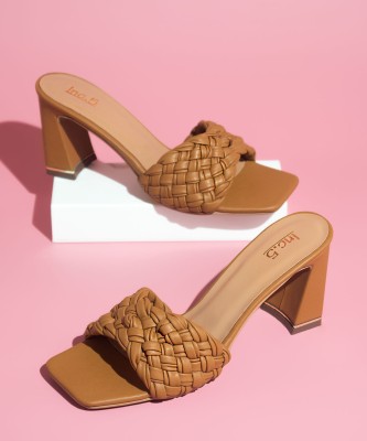 Inc.5 Women Heels(Tan , 4)