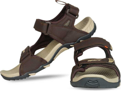 Sparx SS 485 Men Sports Sandals(Beige, Brown , 10)