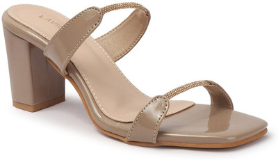 LAVIE Women Heels(Beige , 6)