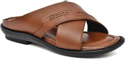 QARA Men Sandals(Tan , 6)