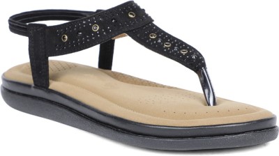 Bata Women Flats(Black , 6)