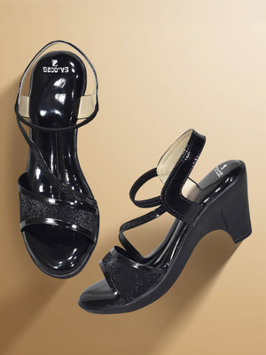 IndiForce Women Heels(Black , 7)