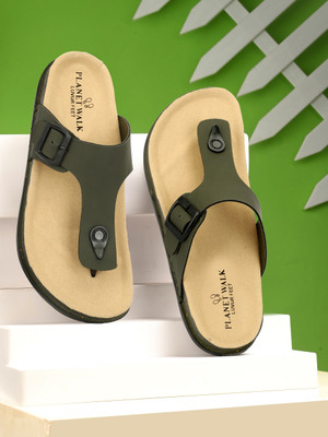 PLANET WALK Men Casual(Olive , 6)