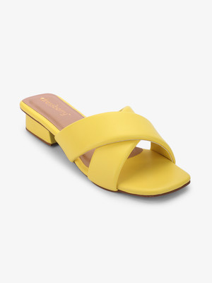 Dressberry Women Flats(Yellow , 7)