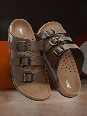 Zixer Men Sandals(Brown , 6)