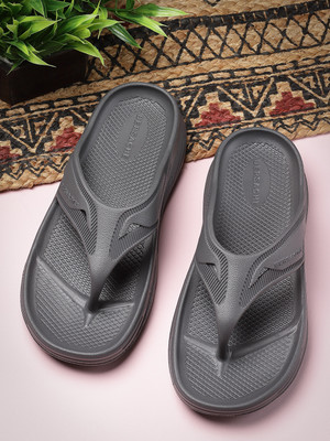 BERSACHE Men Slides(Grey , 10)