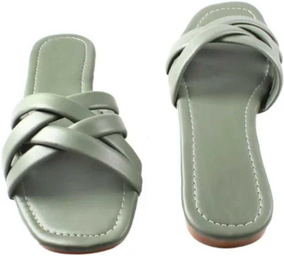 SBF Women Flats(Green , 4)