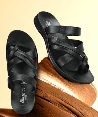 Paragon Men Sandals(Black , 6)