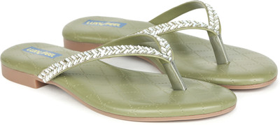 luxyfeel Women Flats(Green , 3)